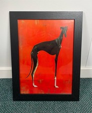 Greyhound A3 Framed Print Art
