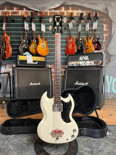 Gibson refinished white - eb-0,