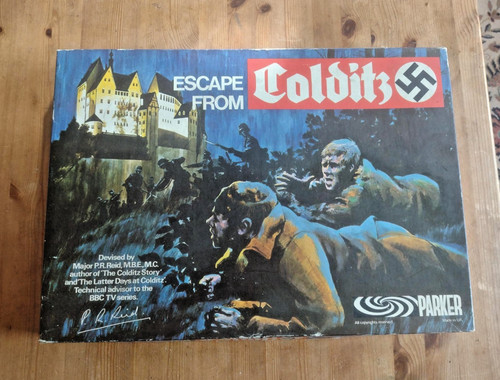 Escape from colditz board game - escape,