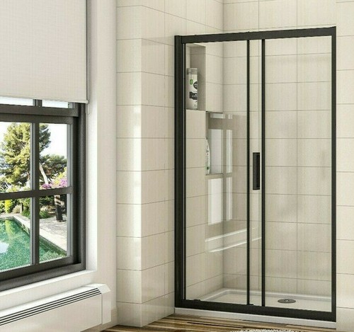 Black frame sliding - sliding, shower
