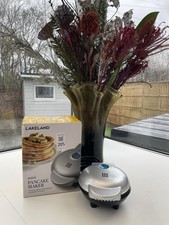 Lakeland Mini Electric Pancake Maker Silver – Unused Box Opened