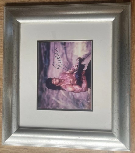 Signed sylvester stallone - signed,