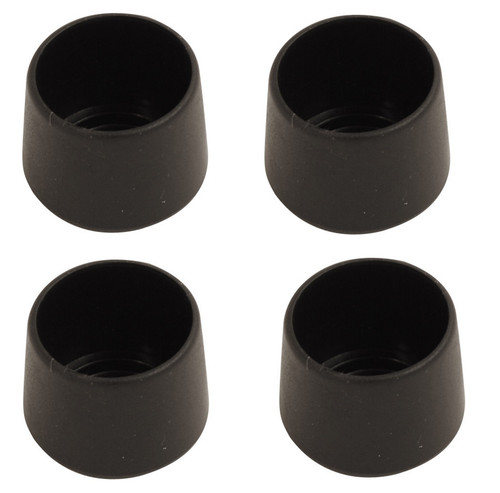 Rubber chair ferrules - 4, x