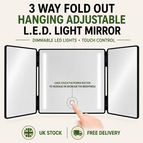 Way trifold mirror 360 - 3,