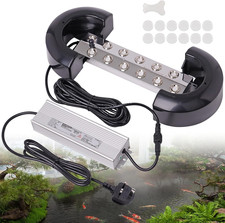 8.5L/H Mist Maker 12 Head Ultrasonic Fogger with 400W Waterproof Power Supply Po