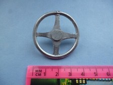 Quality White Metal Model Boat, 37mm Steering Wheel. Like Robbe Graupner Krick..
