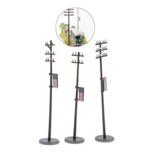 3pcs/set 1/42 O Scale Detachable Telephone Poles for Train