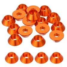 M6 Cone Cup Washers, Anodized