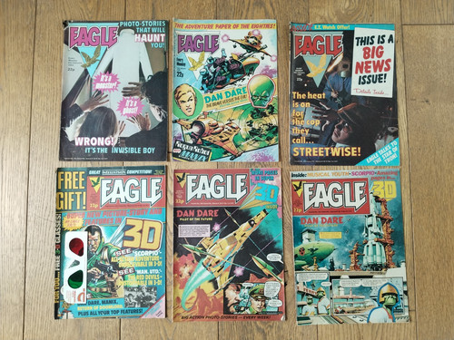 Eagle comic job lot - eagle, 1983