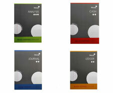 SILVINE A4 ACCOUNTS BOOK KEEPING CASH/JOURNAL/ANALYSIS/LEDGER