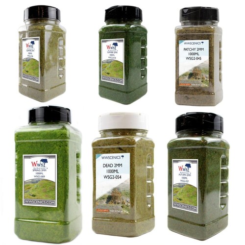 Static grass 1000ml canister - static,