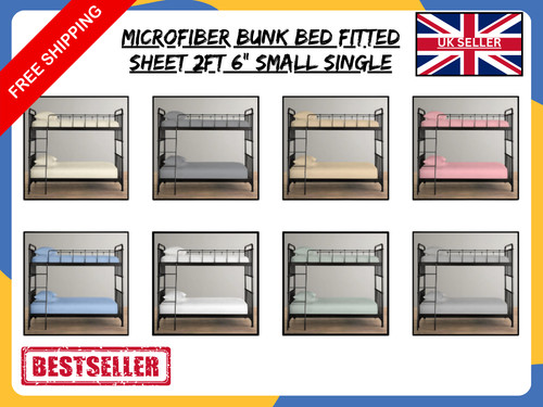 Microfiber bunk bed - microfiber, fitted