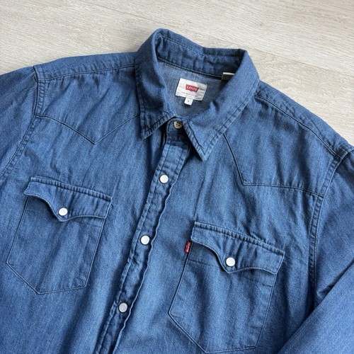 Levi western denim shirt - western,