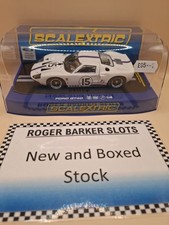 Scalextric C3315 Ford GT40 Le Mans 1966 Ligier White #15 1:32 Slot Car Racing