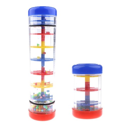 Rain stick rainbow tube shaker - rain,