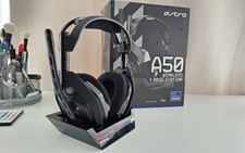 Astro A50 Wireless Gaming Headset + Base Station (Gen 4) – Black –