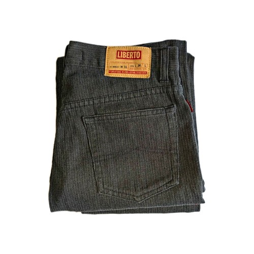 Liberto grey corduroy tapered - grey,