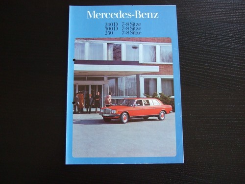 Mercedes brochure 240d - 240d, 300d