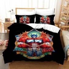 Transformers Duvet Cover Set Name Customizable Quilt Decor 01.Bedding Bedclothes