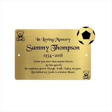 Bench Memorial Plaque