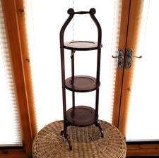 Antique Wooden Inlaid Mahogany