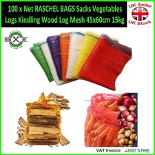 100 x Net RASCHEL BAGS Sacks