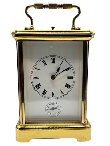 Antique brass carriage clock - antique,
