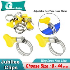 Thumbscrew wing hose pipe clip - thumbscrew,