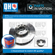 Brake Disc Single Vented fits AUDI Q7 4L 3.0 Front Left 10 to 15 350mm QH New