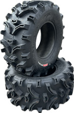 2x 26 10 12 52F 6PR Kenda Bear Claw XL ATV Quad tyres E Marked Road Legal