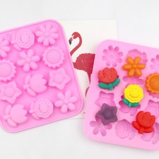 12 Garden Flowers Silicone