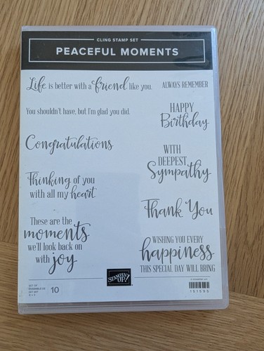 Stampin used peaceful - ,