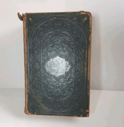Antique holy bible 1866 - antique,