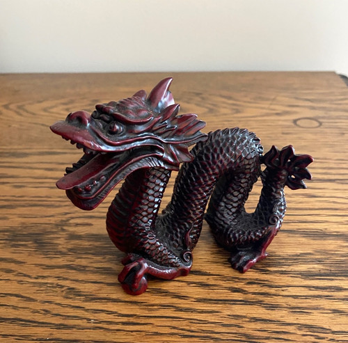 Vintage red resin chinese - vintage,