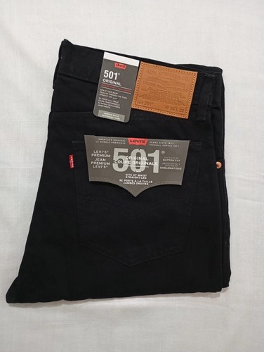 Levis 501 jet black - black, denim
