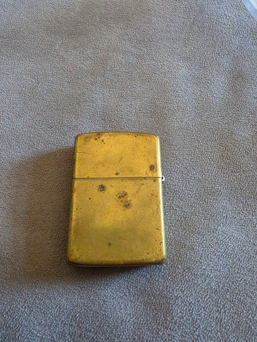 Vintage brass zippo lighter - vintage,