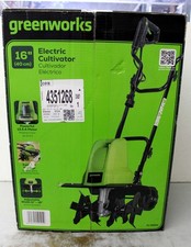 ???NEW ???GREENWORKS 16" 13.5A ELECTRIC CULTIVATOR MODEL#TL16B00???
