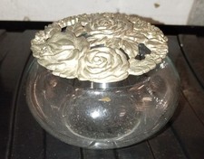 Vintage Glass Potpourri Bowl