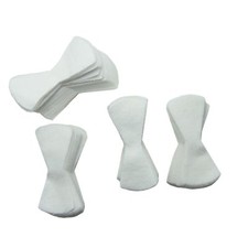 100pcs Gun Cleaning Patches White Cotton Cleaner Cloth for Rifle Pistol