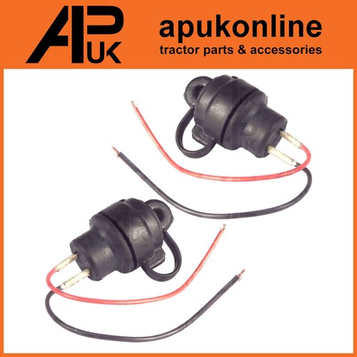 Pin trailer plug socket - 2x,