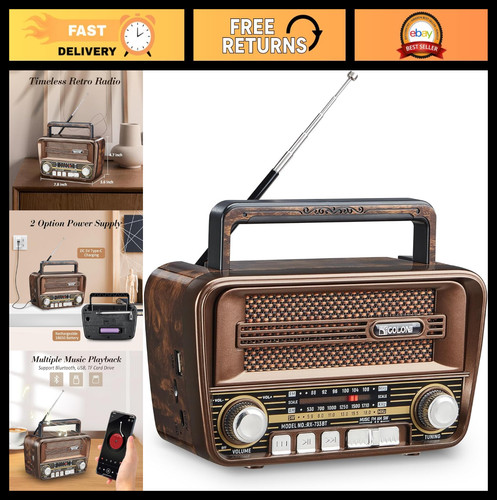 Portable retro shortwave - retro, fm