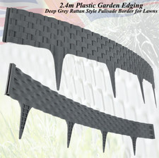 2.4m Plastic Garden Edging –