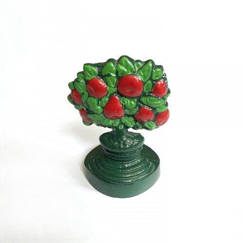 Vintage cast iron door stop - cast,