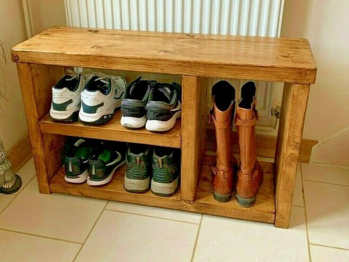 Solid wood rustic - solid, shoe