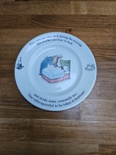 Vintage Wedgwood Beatrix Potter Peter Rabbit Plate  17cm