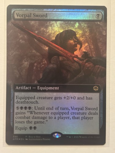 Vorpal sword foil mtg extended - foil,