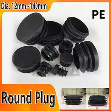 Black Round Plastic Blanking