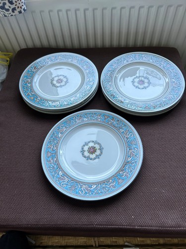 Wedgwood turquoise florentine - turquoise,