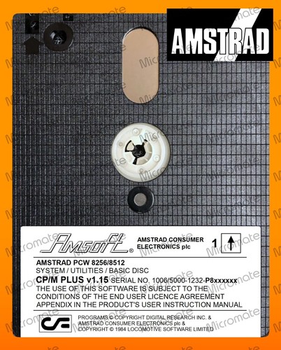 Amstrad pcw 8256 8512 m - amstrad,