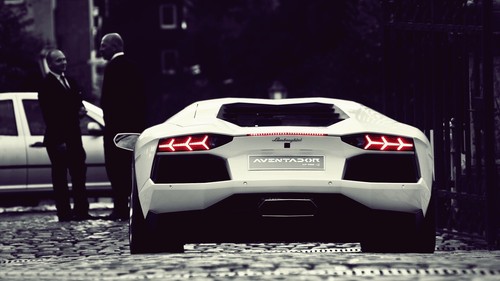 Vehicle car lamborghini white - car,